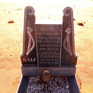 KALP Abraham Francois 1968-1968 :: KALP Christina Johanna 1968-1968