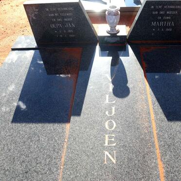 VILJOEN Jan 1915-1989 & Martha 1920-
