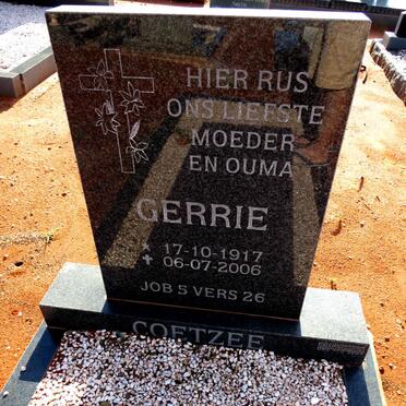 COETZEE Gerrie 1917-2006