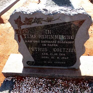 COETZEE Petrus 1914-1967