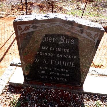 FOURIE W.A. 1895-1951