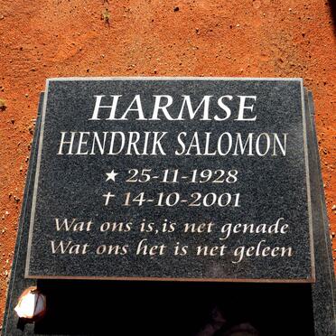HARMSE Hendrik Salomon 1928-2001