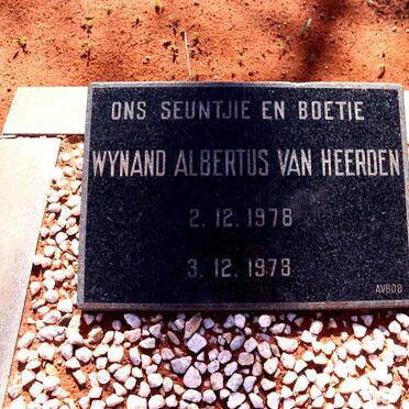 HEERDEN Wynand Albertus,van 1978-1978