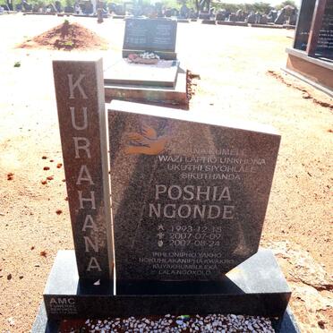 KURAHANA Poshia Ngonde 1993-2007