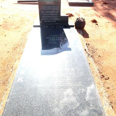 KLERK Ernst Jacobus, de 1975-2010 :: DE KLERK Marthinus Jacobus 1935-2009 & Lucia Cornelia 1950- _1