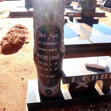 LUBBE Niekerk 1934-1986 