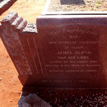 LINDE James Alwyn, van der 1881-1945 & Johanna Frederika Elizabeth MAREE 1882-1960 _2
