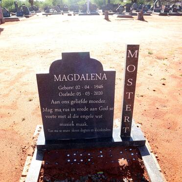 MOSTERT Magdalena 1946-2020