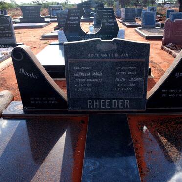 RHEEDER Pieter Jacobus 1909-1977 & Cornelia Maria ANNANDALE 1914-19?0