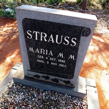 STRAUSS Maria M.M. 1886-1969