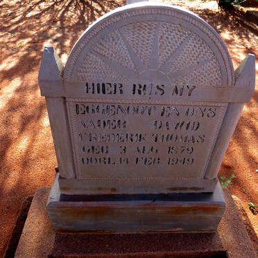 THOMAS Dawid Frederik 1879-1949