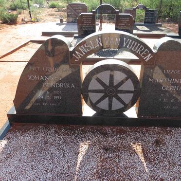 VUUREN Marthinus Gerhardus, Jansen van 1910-1982 & Johannes Hendrika 1907-1991 