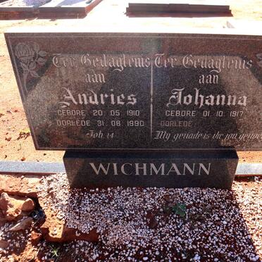 WICHMANN Andries 1910-1990 & Johanna 1917-