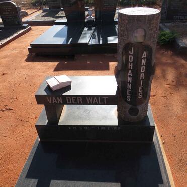 WALT Johannes Andries, van der 1931-1978