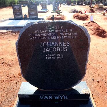 WYK Johannes Jacobus, van 1959-2012