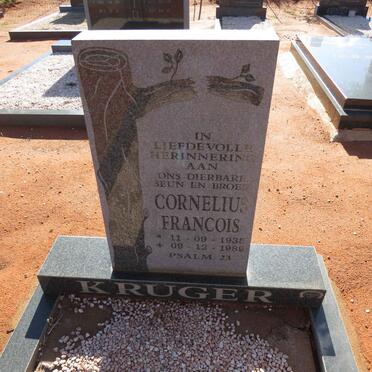 KRUGER Cornelius Francois 1935-1989