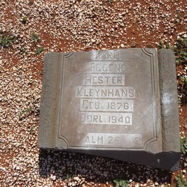 KLEYNHANS Hester 1876-1940