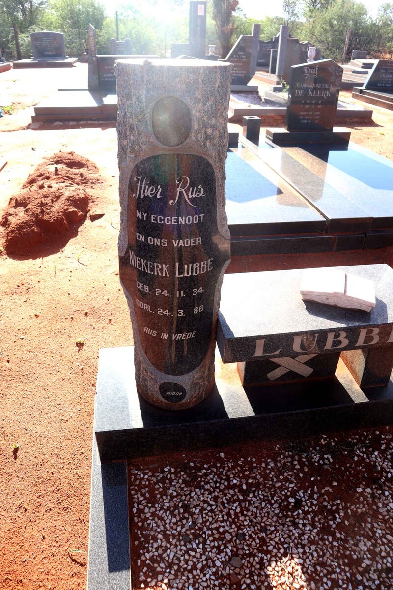 LUBBE Niekerk 1934-1986 