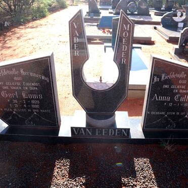 EEDEN Carl Louis, van 1929-1990 & Anna Catharina 1932-