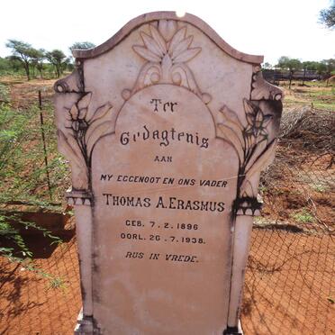 ERASMUS Thomas A. 1896-1938