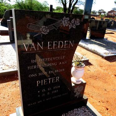 EEDEN Pieter, van 1964-1983