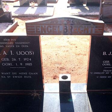 ENGELBRECHT J.A.I. 1924-1985 :: ENGELBRECHT B.J. 1926-2015