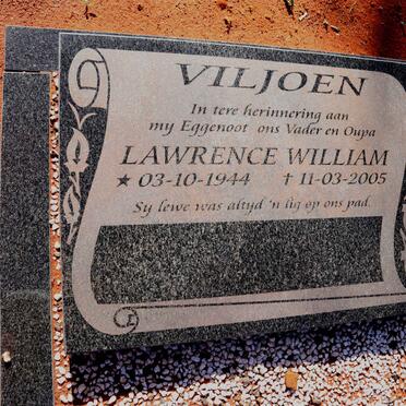VILJOEN Lawrence William 1944-2005