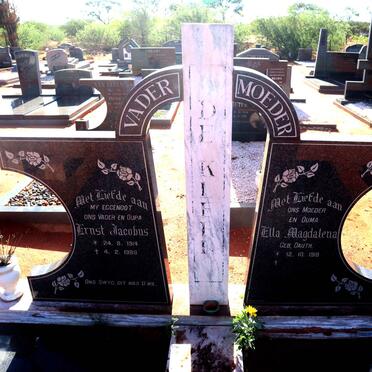 KLERK Ernst Jacobus, de 1914-1988 & Ella Magdalena 1919-