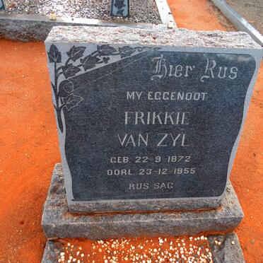 ZYL Frikkie, van 1872-1955