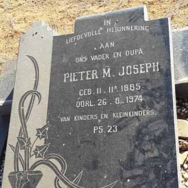 JOSEPH Pieter M. 1885-1974