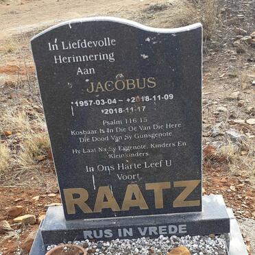 RAATZ Jacobus 1957-2018