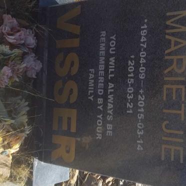 VISSER Marietjie 1947-2015