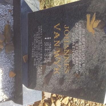 WYK Johannes, van 1943-2018