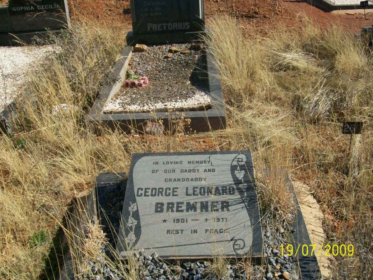 BREMNER George Leonard 1901-1977