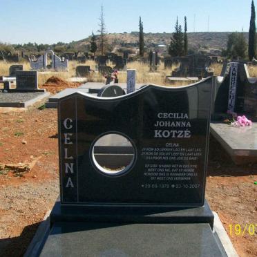 KOTZE Cecilia Johanna 1979-2007