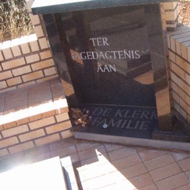 2. DE KLERK familie