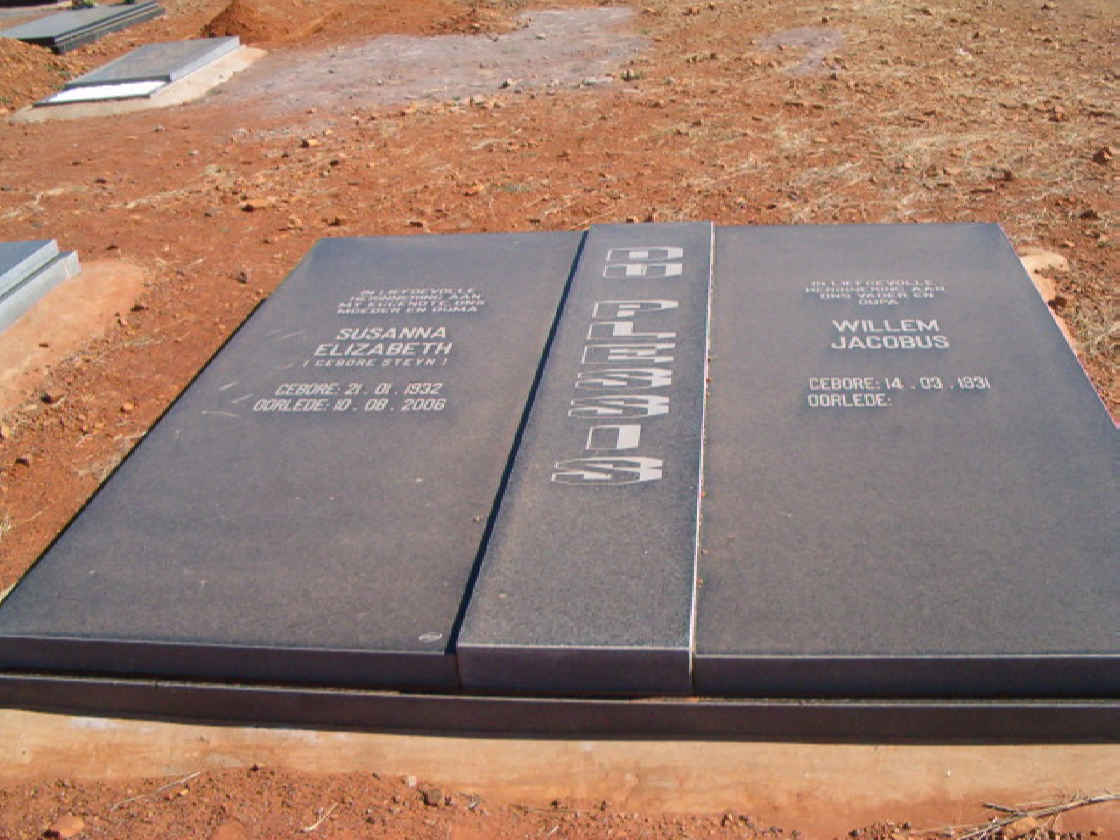 PLESSIS Willem Jacobus, du 1931- & Susanna Elizabeth STEYN 1932-2006