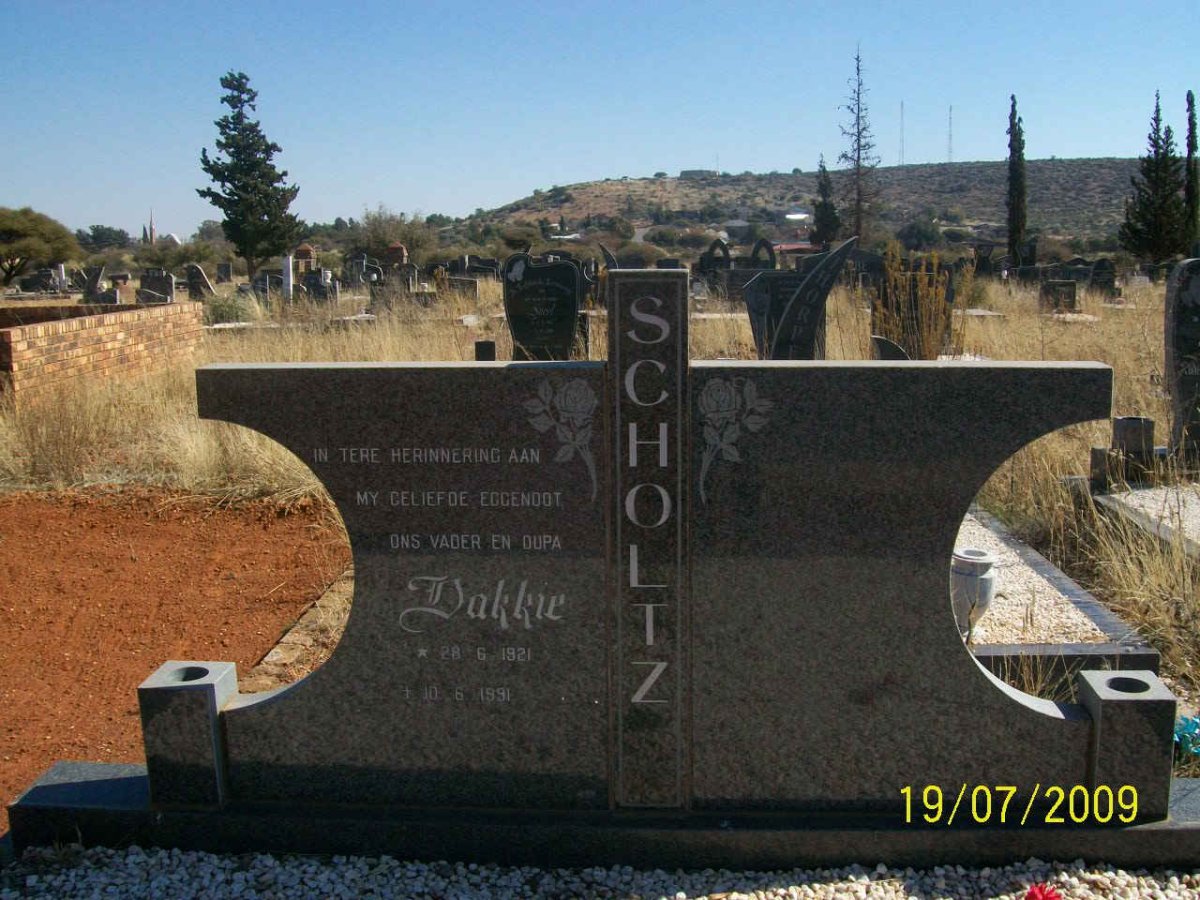 SCHOLTZ Dakkie 1921-1991