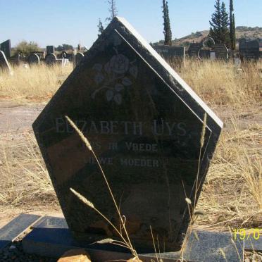 UYS Elizabeth neé VISSER 1893-1933