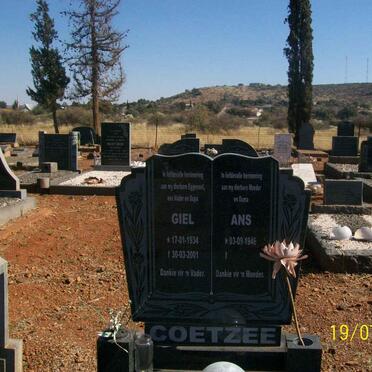 COETZEE Giel 1934-2001 &amp; Ans 1946-
