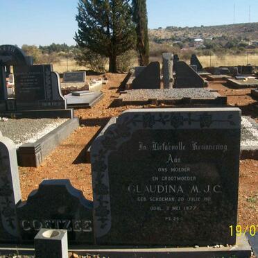 COETZEE Andries Sofritz 1912-1970 &amp; Glaudina M.J.C. SCHOEMAN 1911-1977 