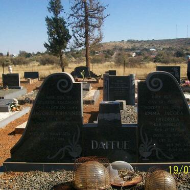 DAFFUE Jacobus Johannes 1889-19?? &amp; Emma Jacoba Fredrika MOLLER 1888-1972