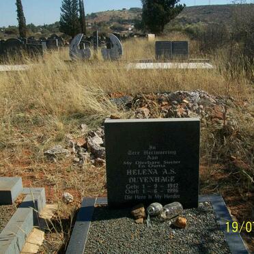 DUVENHAGE Helena A.S. 1912-1996