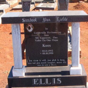 ELLIS Koos 1952-1998