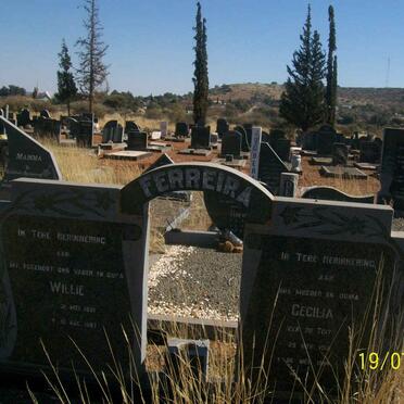 FERREIRA Willie 1921-1982 &amp; Cecilia DU TOIT  1917-1984