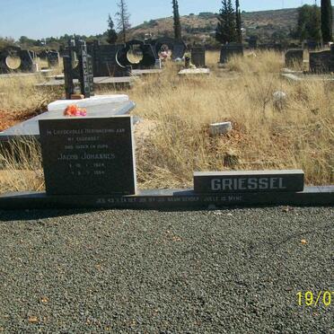 GRIESSEL Jacob Johannes 1924-1994