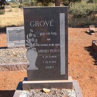 GROVE Andries Petrus 1908-1971