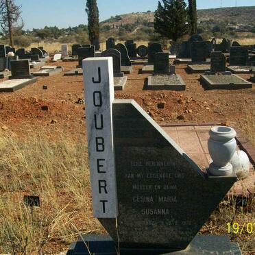 JOUBERT Gesina Maria Susanna 1932-1978