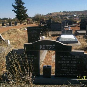 KOTZE Jan Frederick 1892-1982 &amp; Gerbrecht Cornelia SWANEPOEL 1903-1984