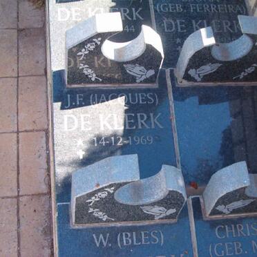 KLERK J.F., de 1969-